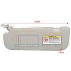Sun Visor Left Gray for Hyundai Elantra (2011-2015)