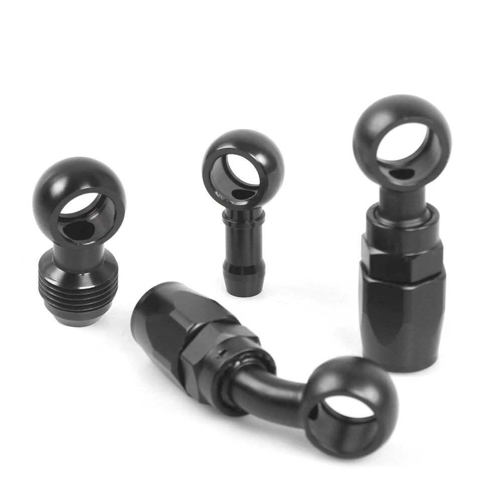 Set of 2 AN6 Swivel Fitting Adapters for Banjo 12MM/14MM Diameter
