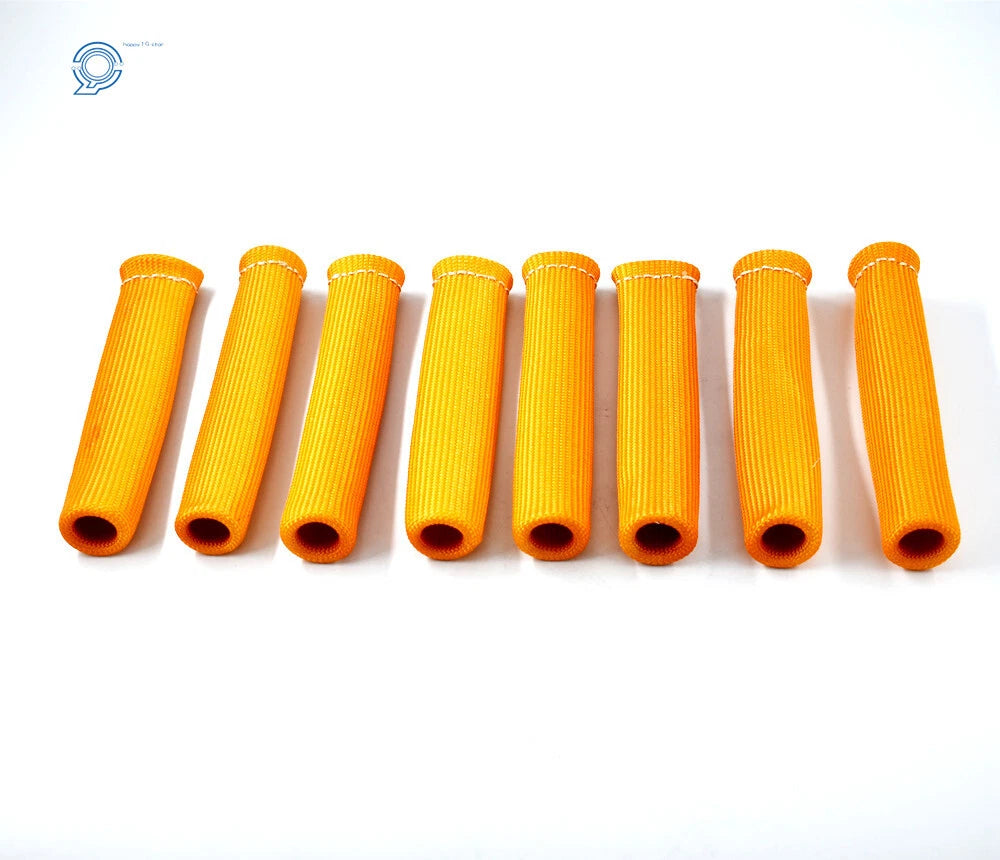 Set of 8 Spark Plug Wire Boots Heat Shield Protector for SBC BBC