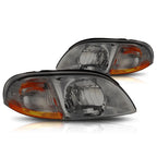 Headlight for Toyota Sienna (2006–2010) Smoked Lens Clear Corner