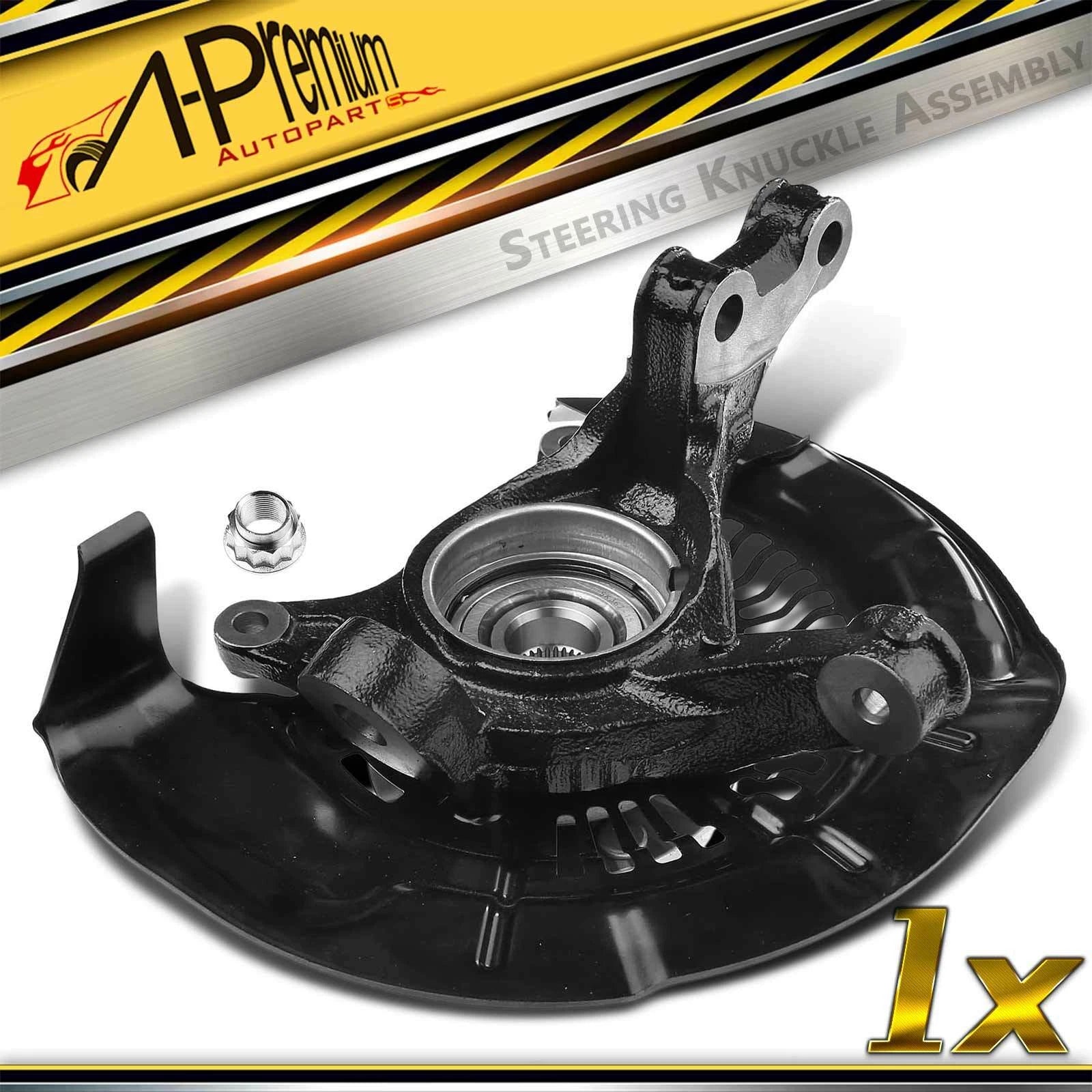 Front Right Steering Knuckle & Hub Bearing for Toyota Highlander (2008–2017)