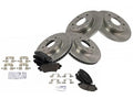 Front and Rear Brake Pad and Rotor Kit for Mazda 3 (2014–2016) QZ531GM