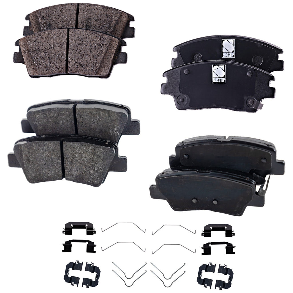 Set of 4 Brake Pads for Kia Sportage Hyundai Tucson (2019–2021)