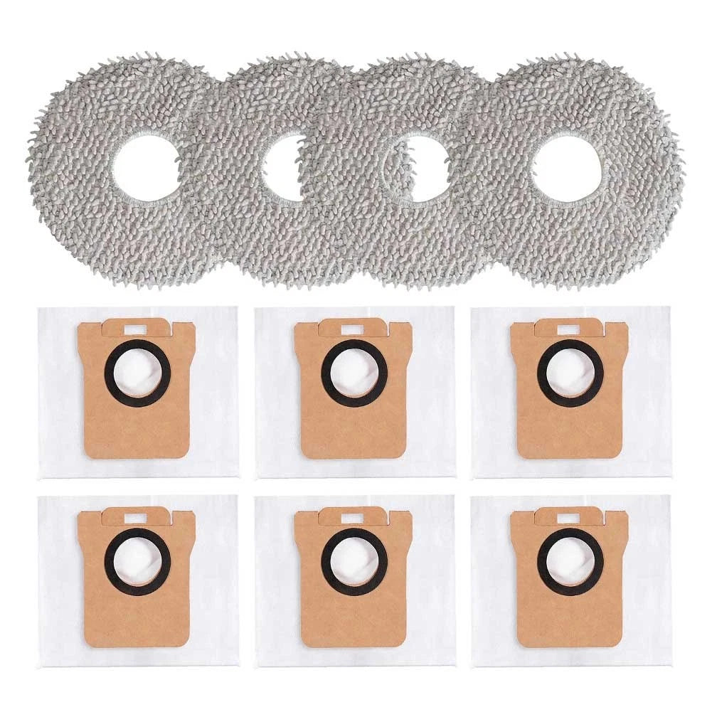 Set of 6 Dust Collection Bags & 4 Coarse Cleaning Cloths for B116 X20+