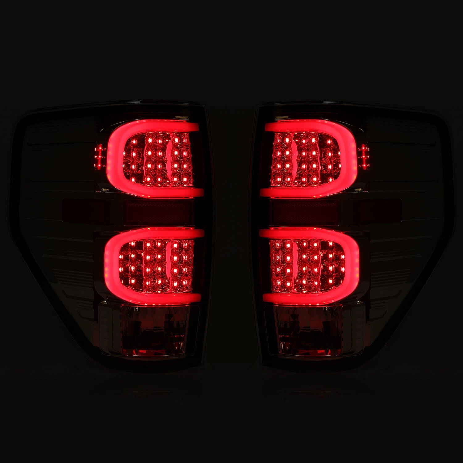 LED Tail Lights for Ford F-150 (2009–2014) - Smoke/Clear Pair