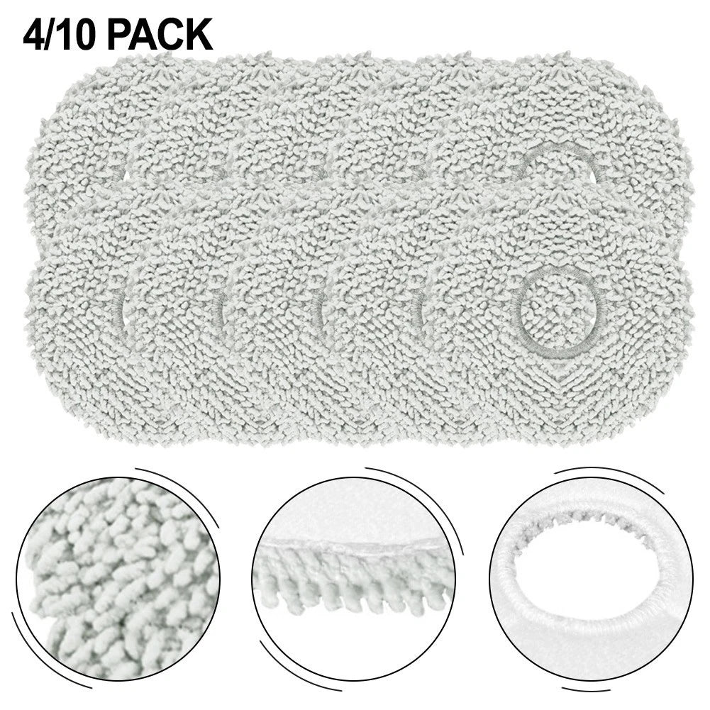 Set of 4 Microfiber Mop Cloths for Eureka J15 Max