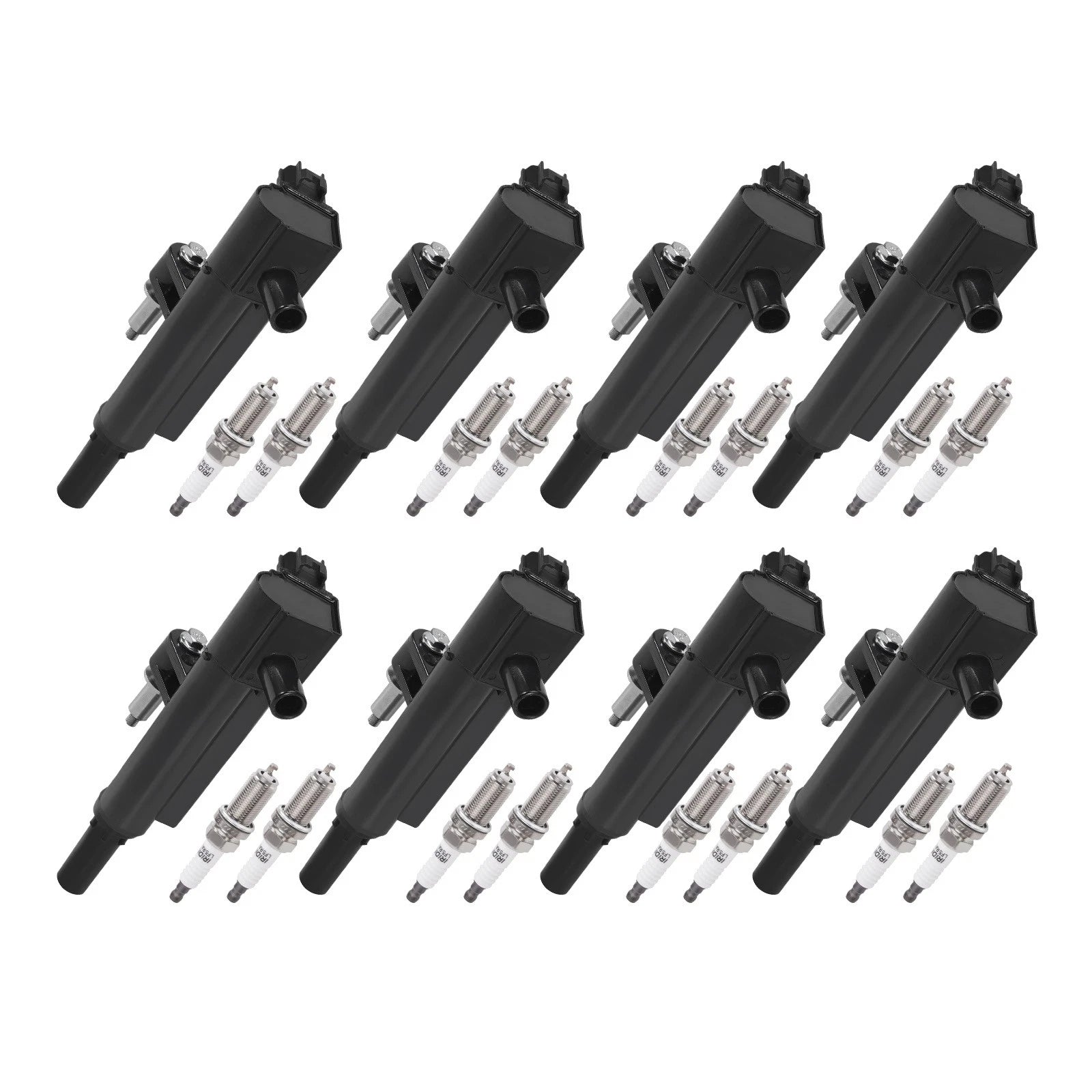 Set of 8 Ignition Coils & 16 Spark Plugs for Dodge Dakota 4.7L V8 (2008–2010) UF601 4469