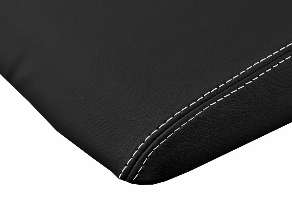 Armrest Cover for Dodge Ram (2009–2016) Leather with White Stitch