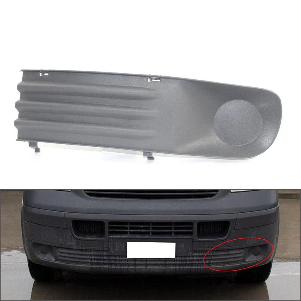 Left Front Bumper Fog Light Grille for VW Transporter T5 T28 T30 (2003-2009)