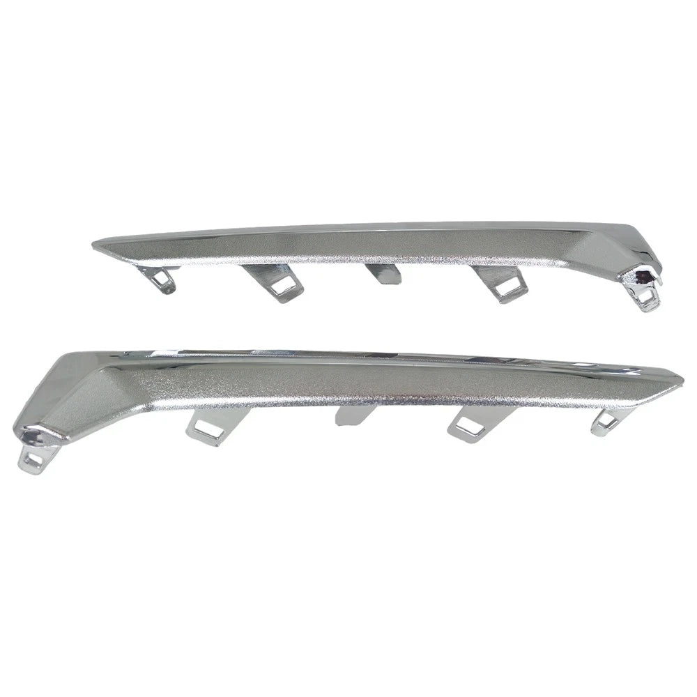2Pcs Front Fog Light Cover Trim Chrome for Subaru Forester (2017–2018)