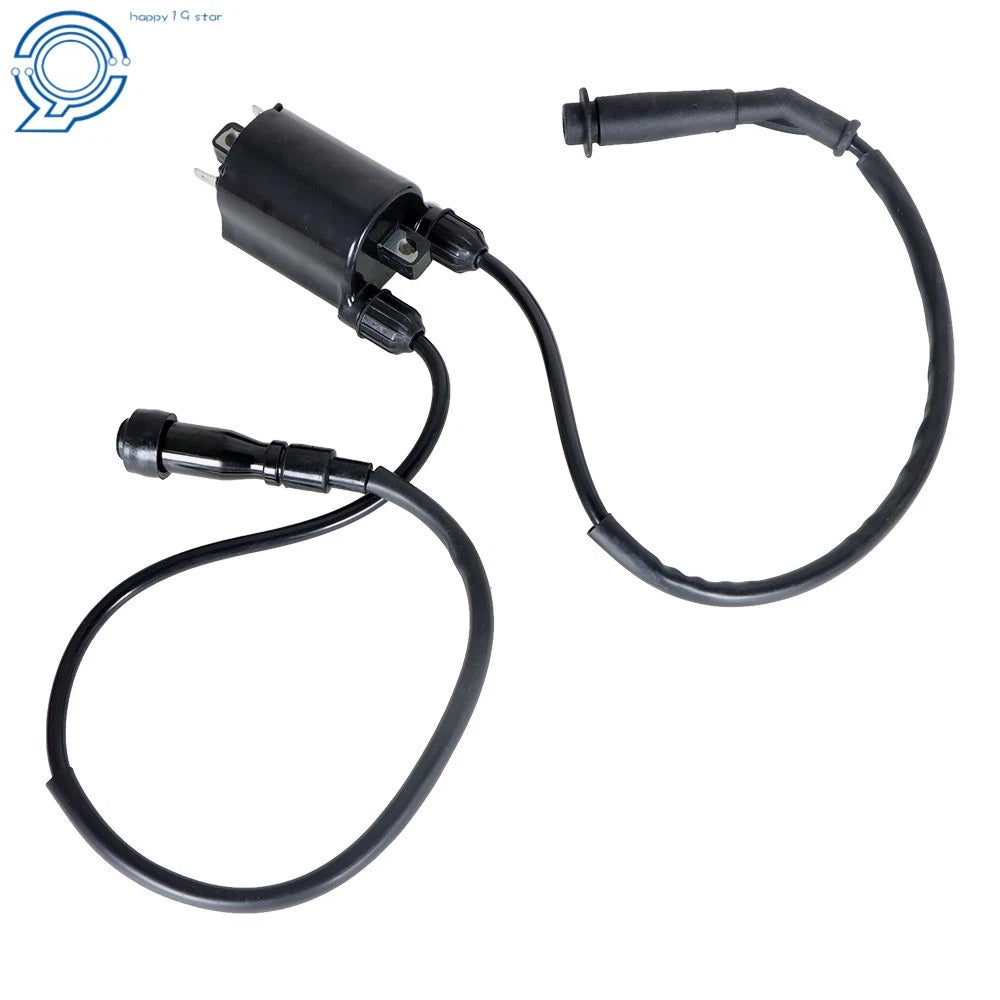 Set of 2 Ignition Coils & Spark Plug Caps for Honda Shadow VLX (1988-2007)