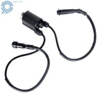Set of 2 Ignition Coils & Spark Plug Caps for Honda Shadow VLX (1988-2007)