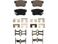 Set of 4 Rear Brake Pads for Suzuki Kizashi (2010–2013) CX884GP