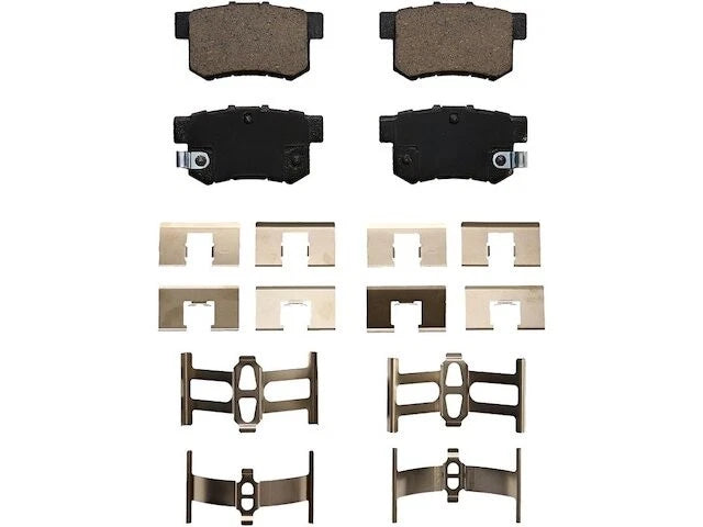 Set of 4 Rear Brake Pads for Suzuki Kizashi (2010–2013) CX884GP