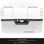 Rear Bumper Step Pad for Ford F-150 (2021–2023) Black w/o Sensor Holes