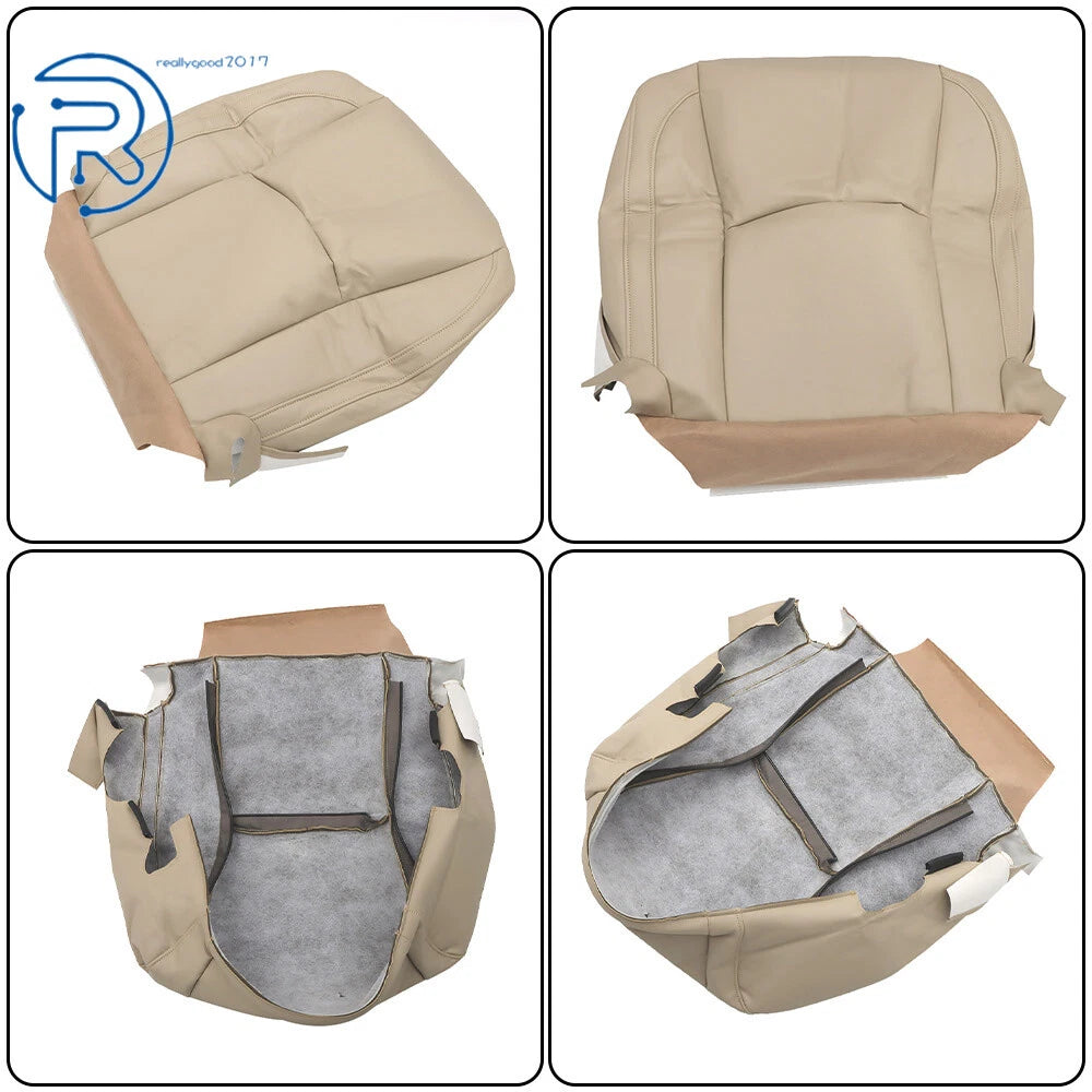 Tan Leather Front Left Driver Bottom Seat Cover for Lexus RX330 RX350 (2004-2009)