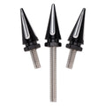 3X Black Spike Windshield Bolts for Street Glide Electra Glide Touring (2014–2024)