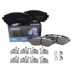 Set of 4 Akebono ProACT Ultra Premium Ceramic Front Brake Pads for Mazda 6 (2014–2020)