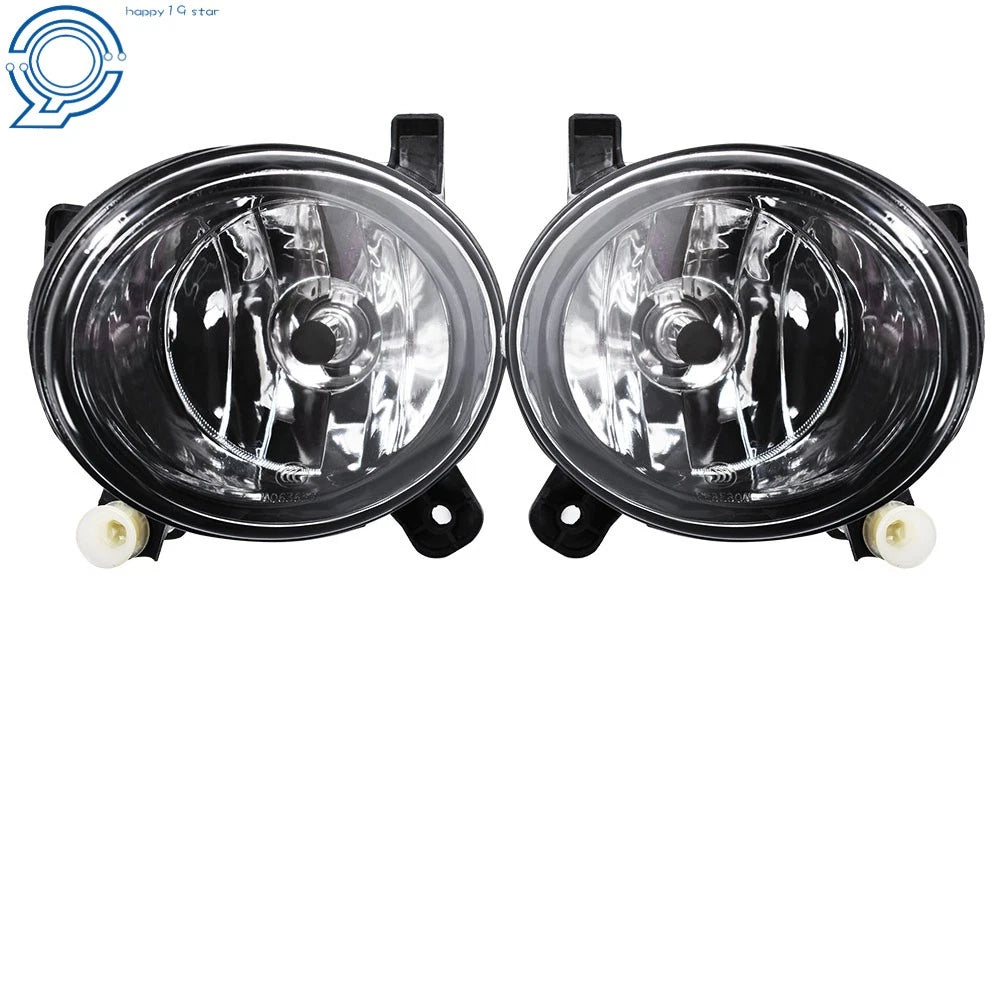 Set of 2 Front Bumper Fog Light Assemblies for Audi A4 S4 B8 (2009–2012)
