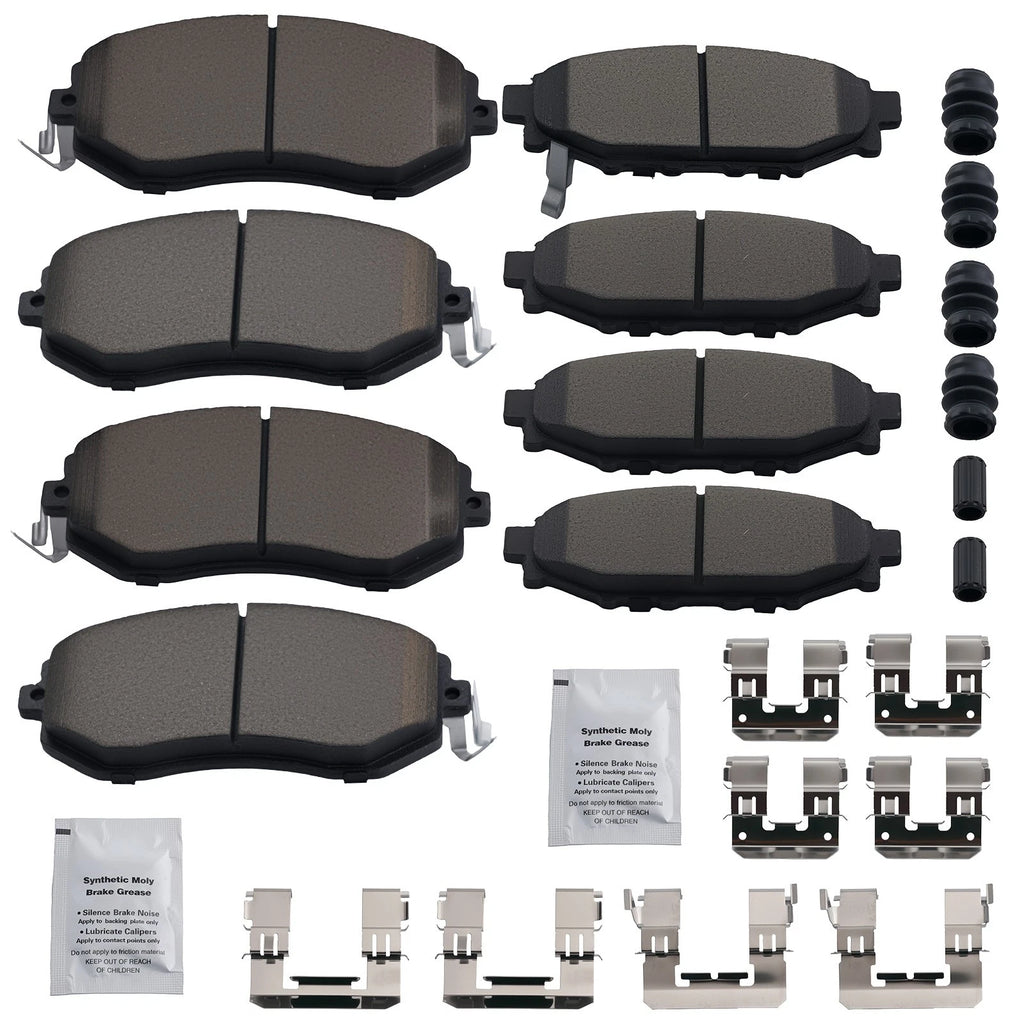 Front Ceramic Brake Pads for Subaru XV Crosstrek (2013–2017)