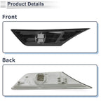 1pc Left Side Marker Light Cover for Honda Civic (No. 34350TETH01, Smoked)