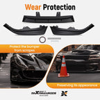 Bumper Protection Guard for Honda Accord (2021–2022) Front Lower Black Plastic