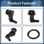 Windshield Washer Nozzle & Fluid Hose for Honda Civic (2016-2021)