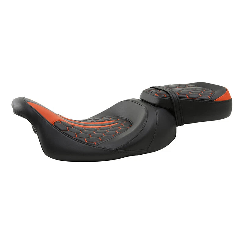 Driver Passenger Seat for Harley Electra Glide, Street Glide, Road King (2009–2023)