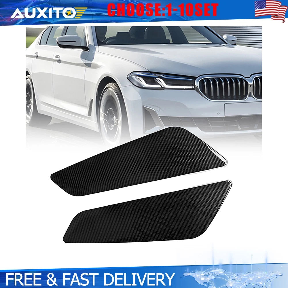 2X Carbon Air Vent Cover Trim for BMW G30 5 Series (2017–2020)