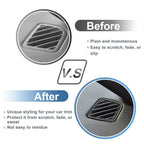 2X Air Condition Outlet Vent Trim Cover Frame for Toyota Supra GR (2020–2023)