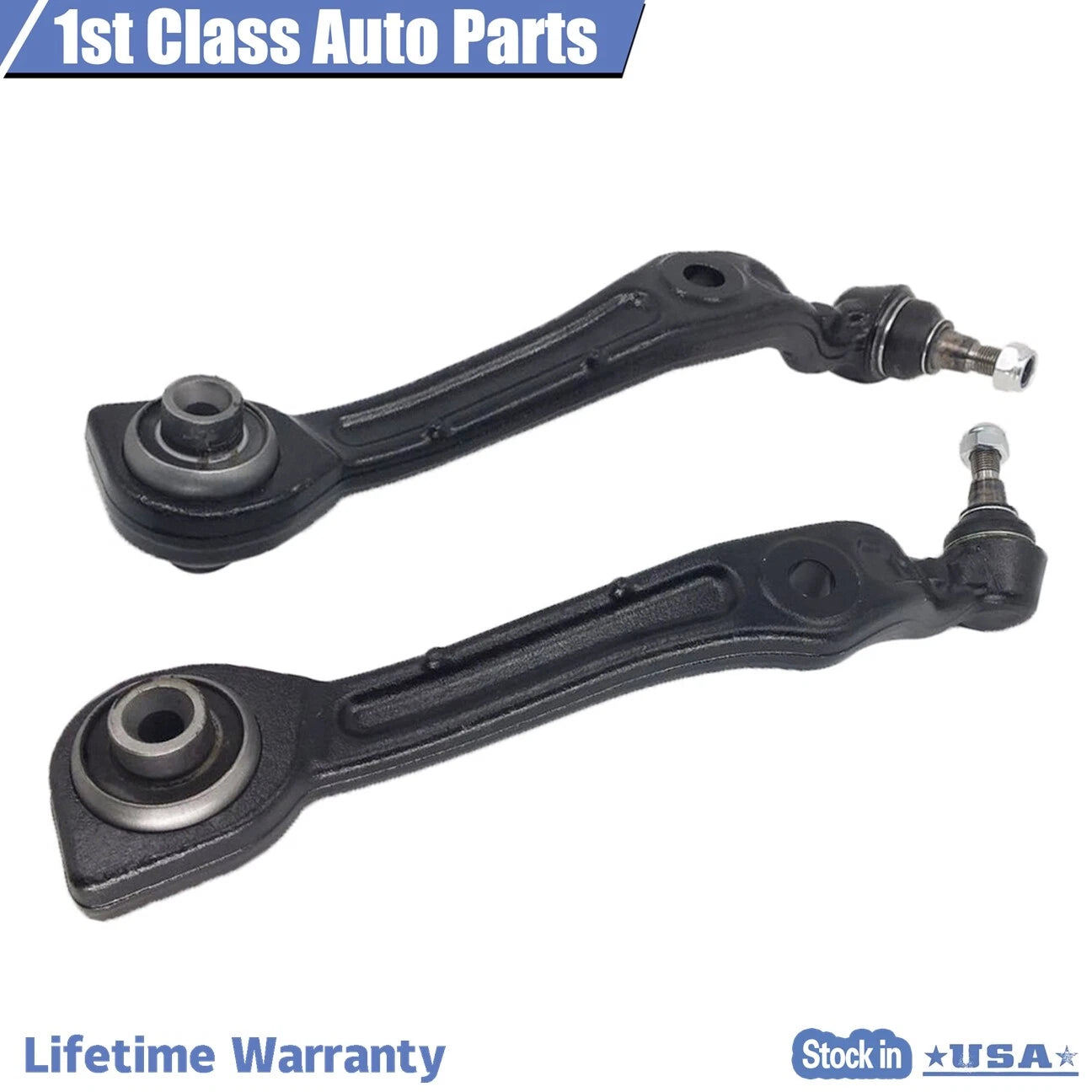 Front Suspension Lower Rearward Control Arm Set for Mercedes Benz CL550 (2007–2014)
