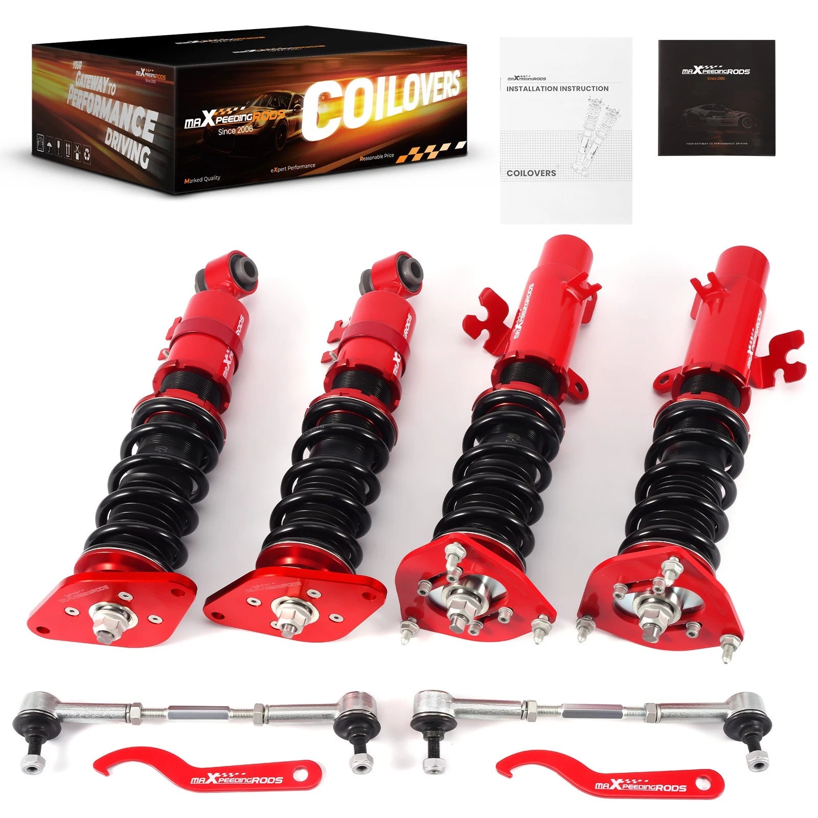 Adjustable Coilovers Suspension Kit for Mini Cooper R56 (2007–2015)