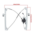Set of 2 Window Regulators for Chevy Silverado GMC Sierra (2007–2014)