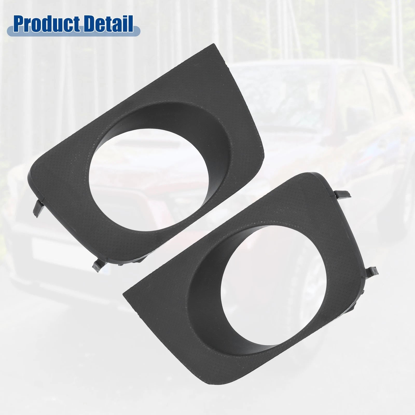 1 Pair Fog Light Grille Cover Trim for Toyota (No. 5212835040)