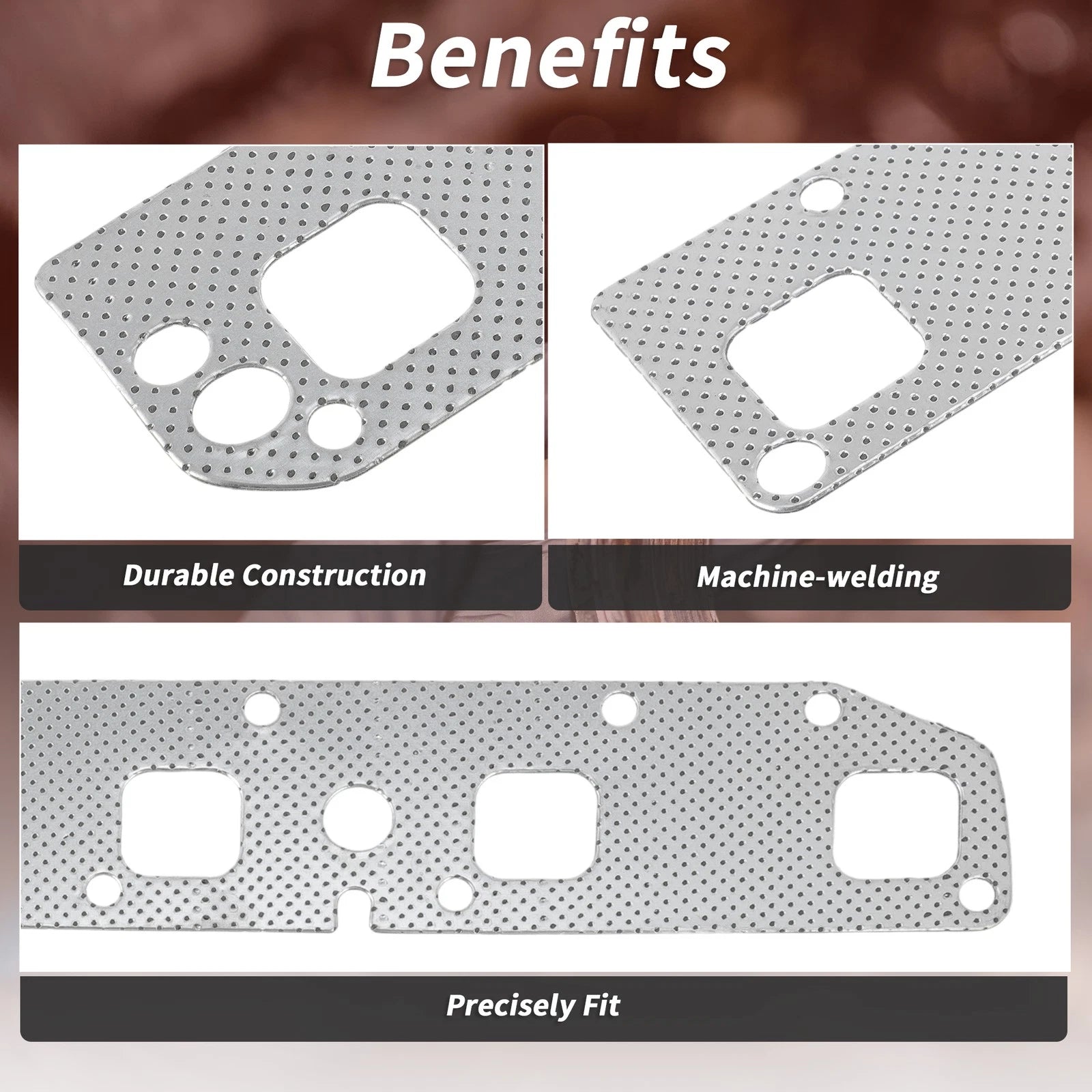 Exhaust Gasket for Ram 1500 2500 3500, Jeep Liberty (No. 6505316AA)