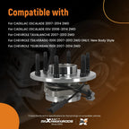 Pair Front Wheel Hub & Bearing Assembly for GMC Yukon (2007–2014) 2WD 515097 w/ABS