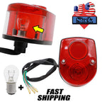Brake Tail Light for Honda CT70 Z50A SL70 SL90 SL100 SL125 SL350 (1970–1978) 33701-045-690 + Bulb