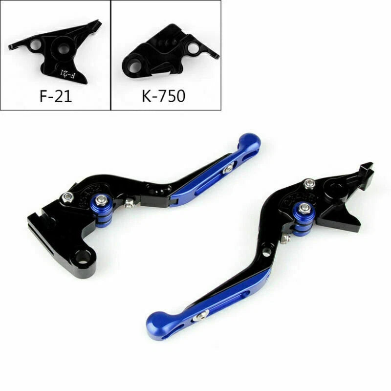 Adjustable Folding Brake Clutch Levers for Kawasaki 650R/ER-6F (2006–2016)
