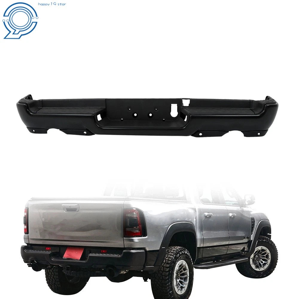 Steel Rear Bumper Assembly for RAM 1500 (2019–2022) w/ Park & Exhaust Holes