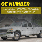 Tailgate Handle with Bezel & Clips for Chevy Silverado GMC Sierra (1999–2007)
