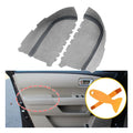2X Leather Door Panels Armrest Cover Gray for Honda Pilot (2009–2015)