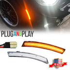 2X Clear LED Side Marker Light for Mini Cooper R50 R52 R53 (2002–2008)