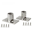 Stainless Steel Boat Rail Base for 22mm and 25mm Tubing (316 Grade)