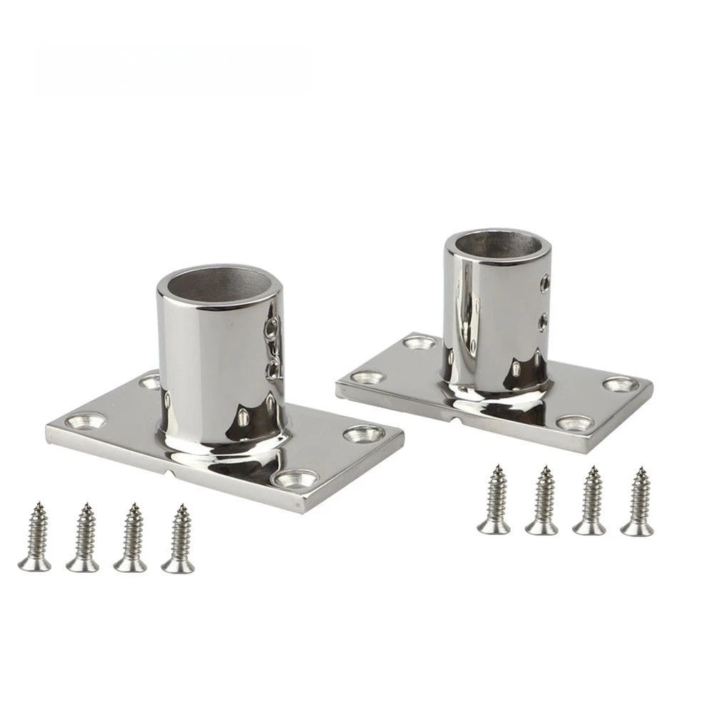 Stainless Steel Boat Rail Base for 22mm and 25mm Tubing (316 Grade)