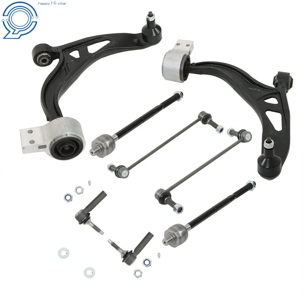 Set of 8 Control Arm and Sway Bar Link for Ford Flex, Taurus, Lincoln MKS, MKT (2010–2012)