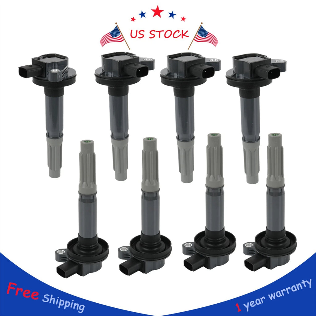 Set of 8 Ignition Coils for Ford F150 Mustang V8 (2011–2014)