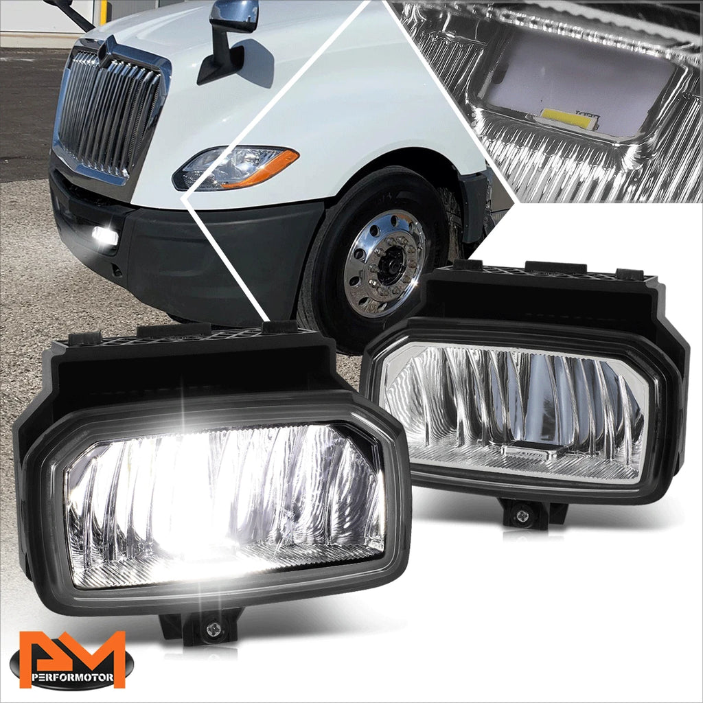 Clear Lens LED Fog Lights for International Harvester LT625 (2018–2022)
