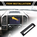 1 Pcs Emergency Light Switch Panel Trim for Ford F-150 (2015–2020) Carbon Fiber Black