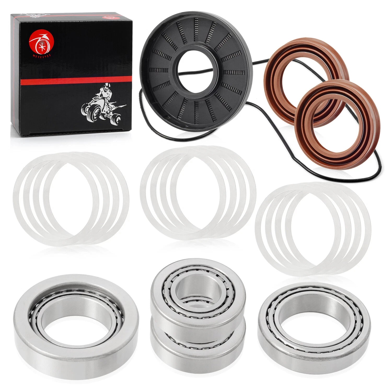 Rear Gear Case Differential Bearing Seal Kit for Polaris RZR S 4 800 (2008–2014)