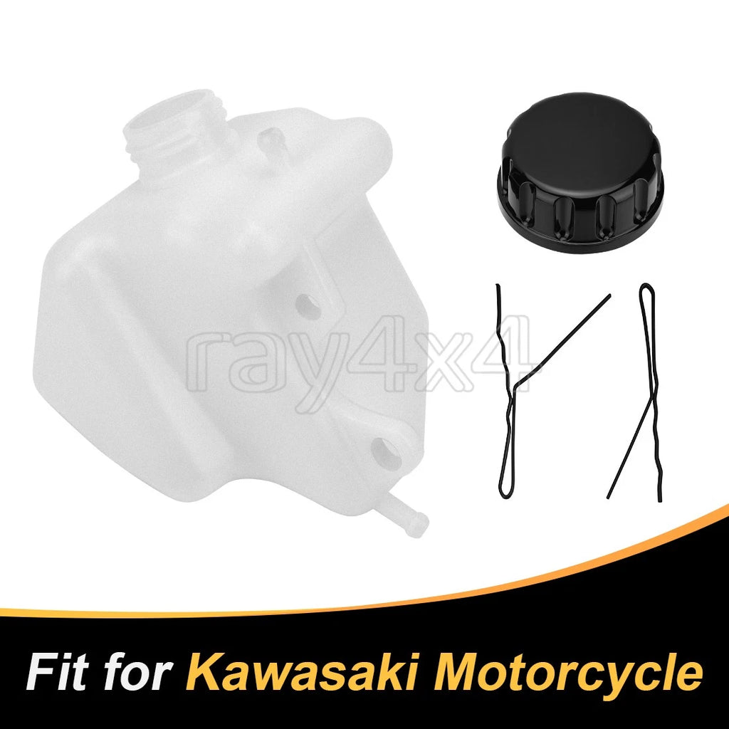 Coolant Overflow Reservoir Tank w/ Lid for Kawasaki KLX300 KLX300SM (2021–2024)
